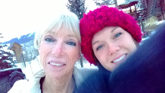 My mom and me in Dillon, CO. She helped me moved and was so supportive.